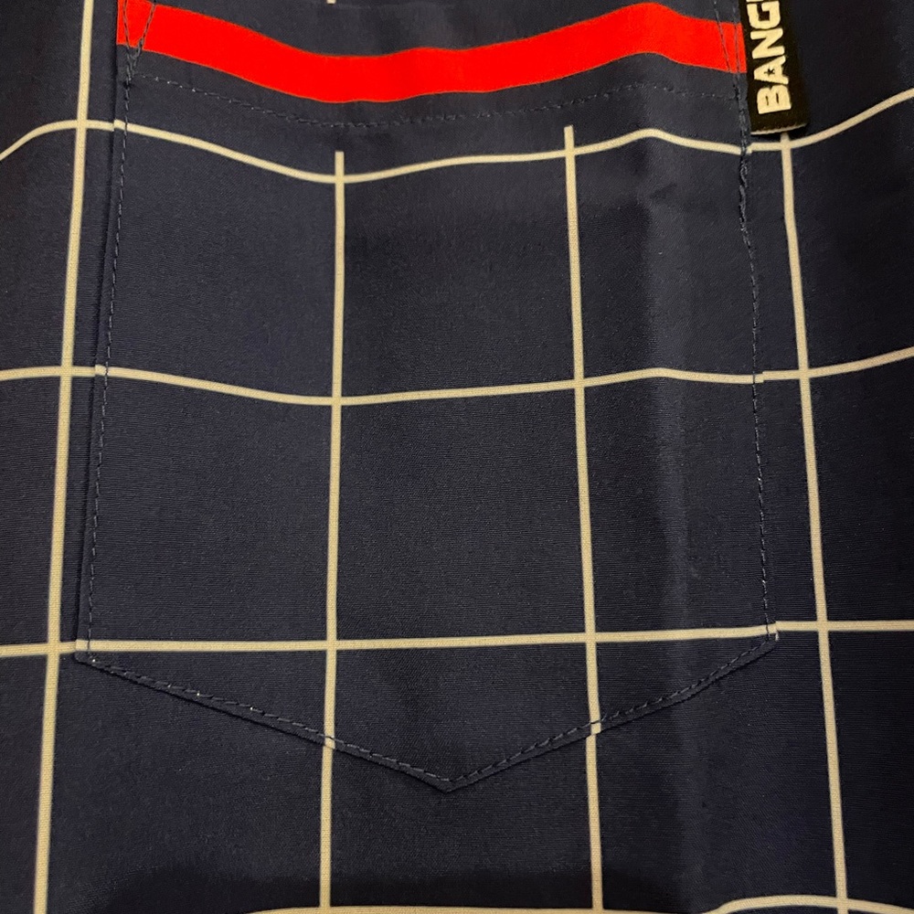 BANG! Stretch Button Down Short Sleeve Shirt XL - Picture 4 of 4
